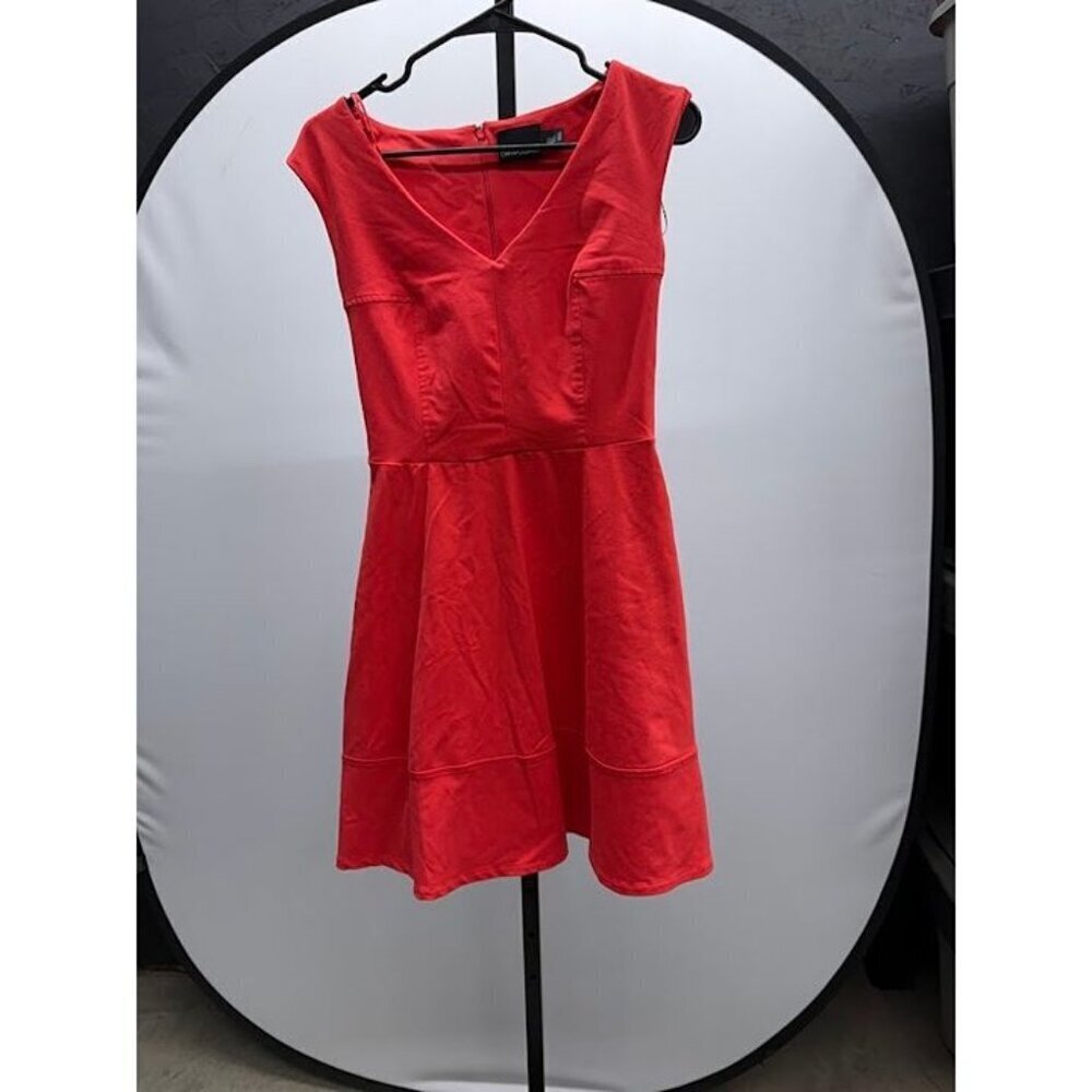 Cynthia Rowley Coral V-Neck Dress